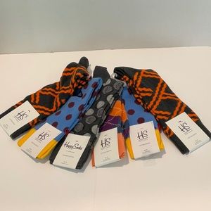 (B40) Happy Socks Bundle 6 Pairs of Socks  Size 10-13
